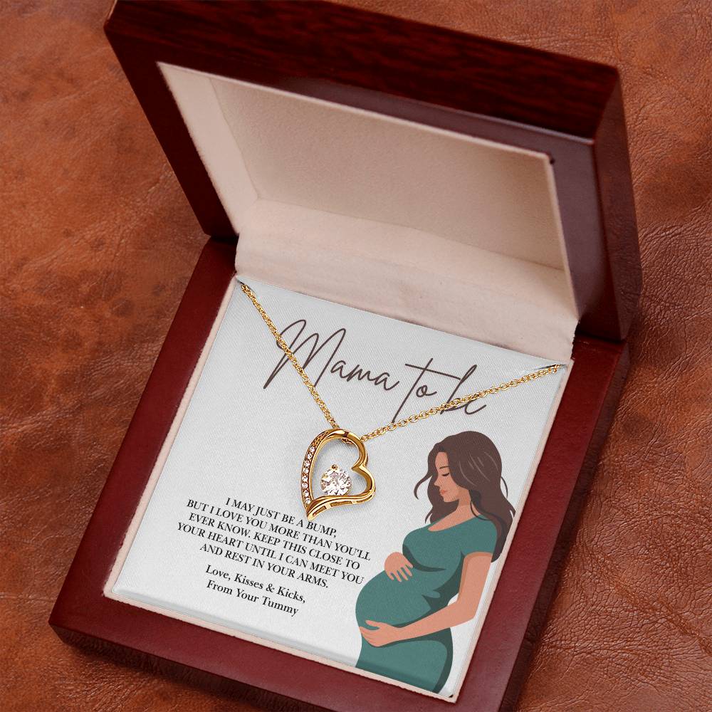 Mama to Be Heart Necklace – A Precious Gift for Expecting Moms