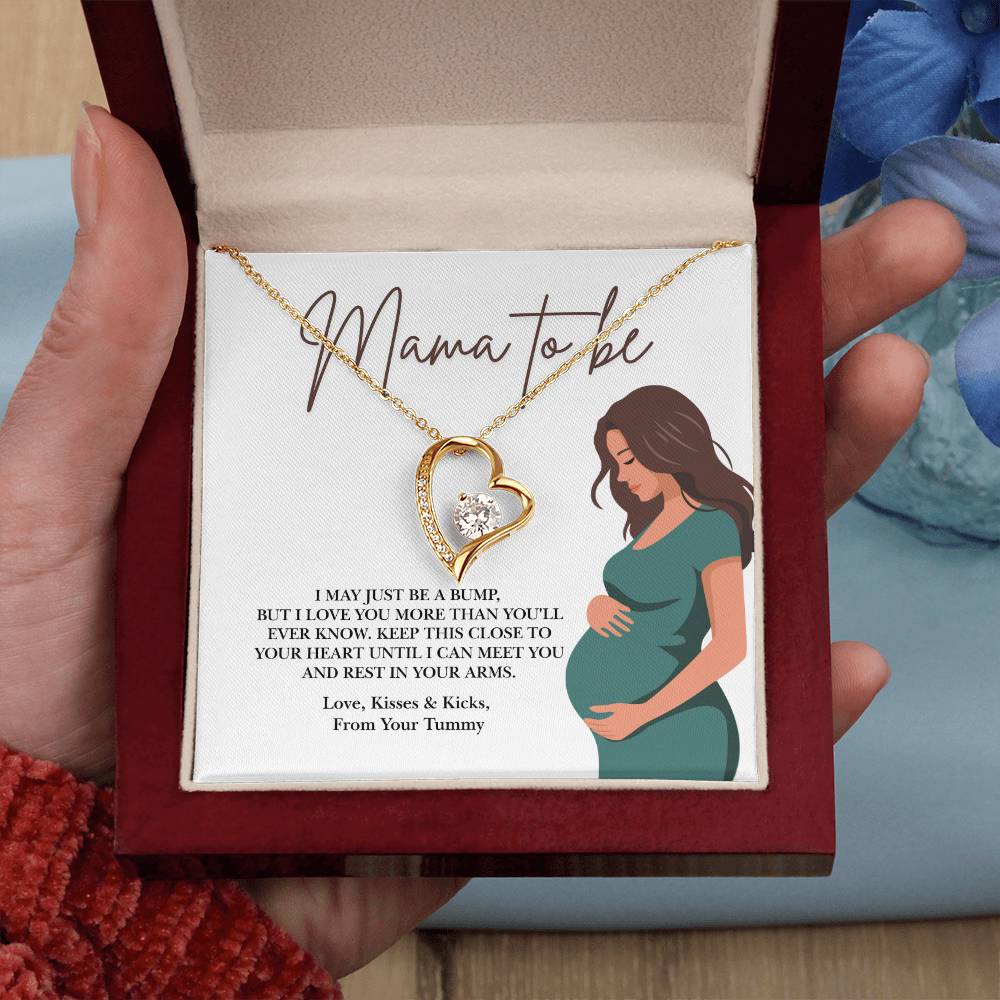 Mama to Be Heart Necklace – A Precious Gift for Expecting Moms