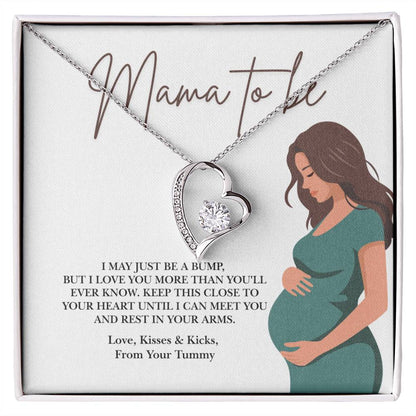 Mama to Be Heart Necklace – A Precious Gift for Expecting Moms