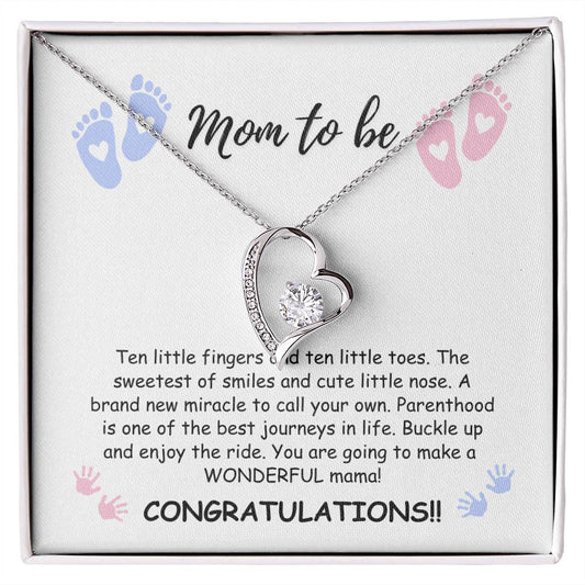 Forever Love Necklace - A Heartfelt Gift for Moms-to-Be