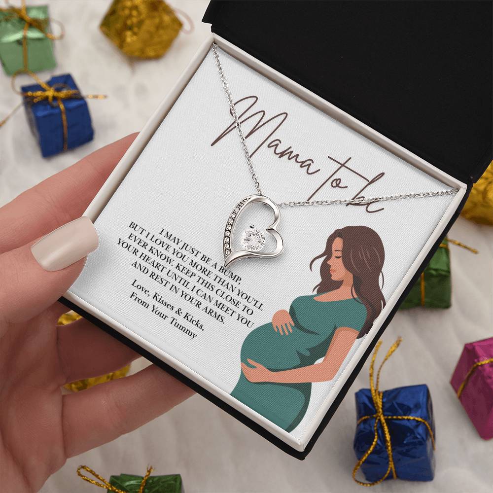 Mama to Be Heart Necklace – A Precious Gift for Expecting Moms