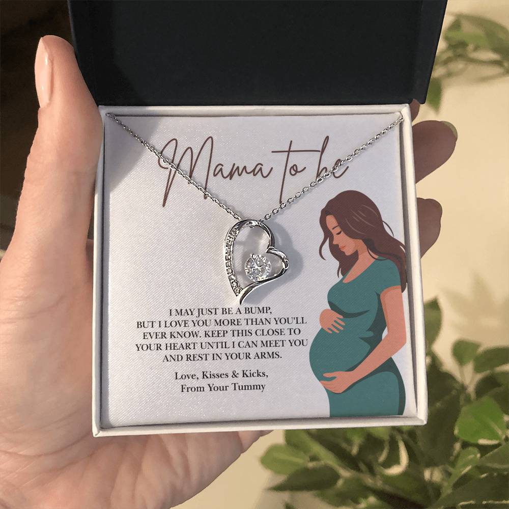 Mama to Be Heart Necklace – A Precious Gift for Expecting Moms