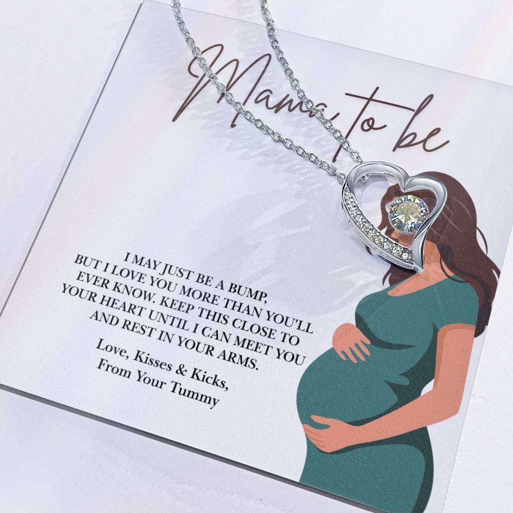 Mama to Be Heart Necklace – A Precious Gift for Expecting Moms