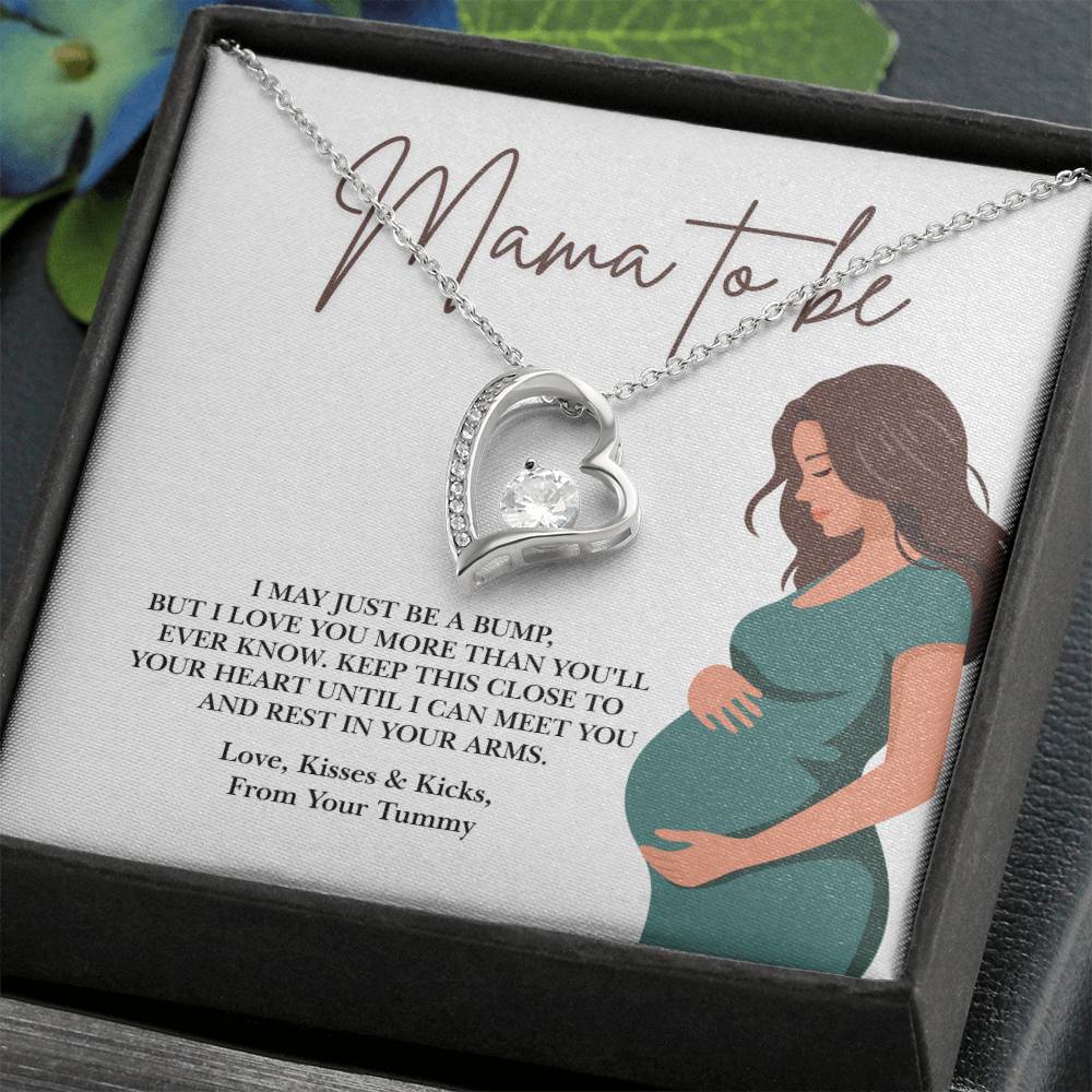 Mama to Be Heart Necklace – A Precious Gift for Expecting Moms