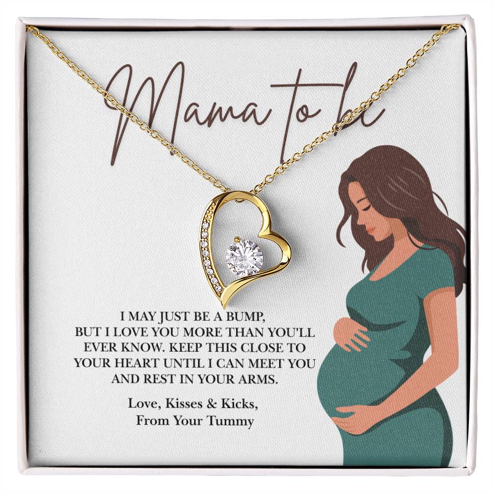 Mama to Be Heart Necklace – A Precious Gift for Expecting Moms