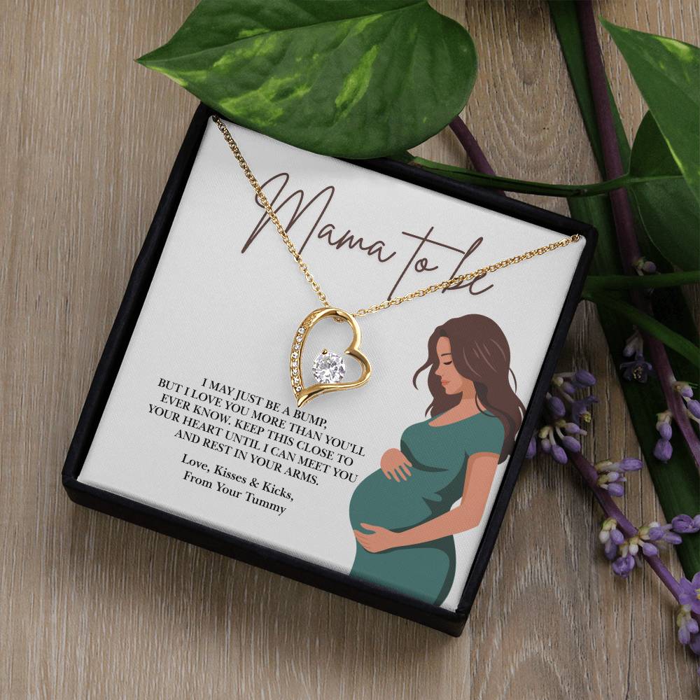 Mama to Be Heart Necklace – A Precious Gift for Expecting Moms