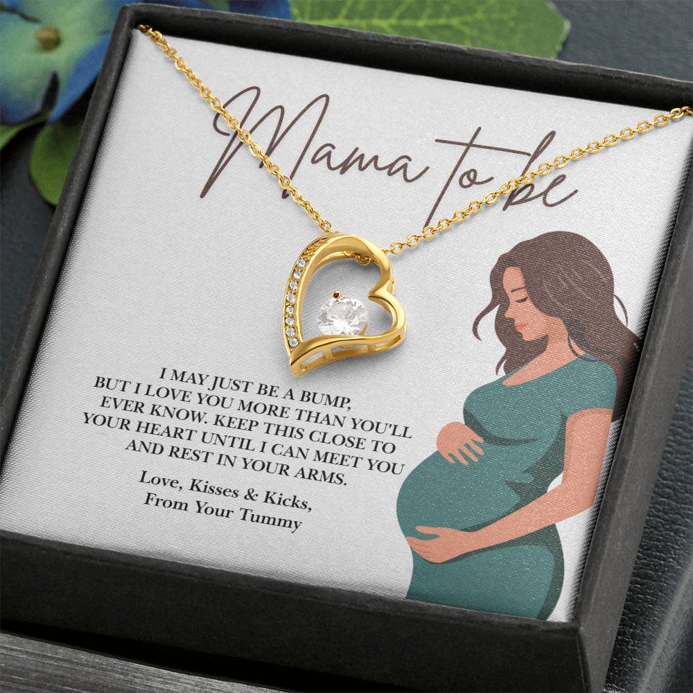 Mama to Be Heart Necklace – A Precious Gift for Expecting Moms